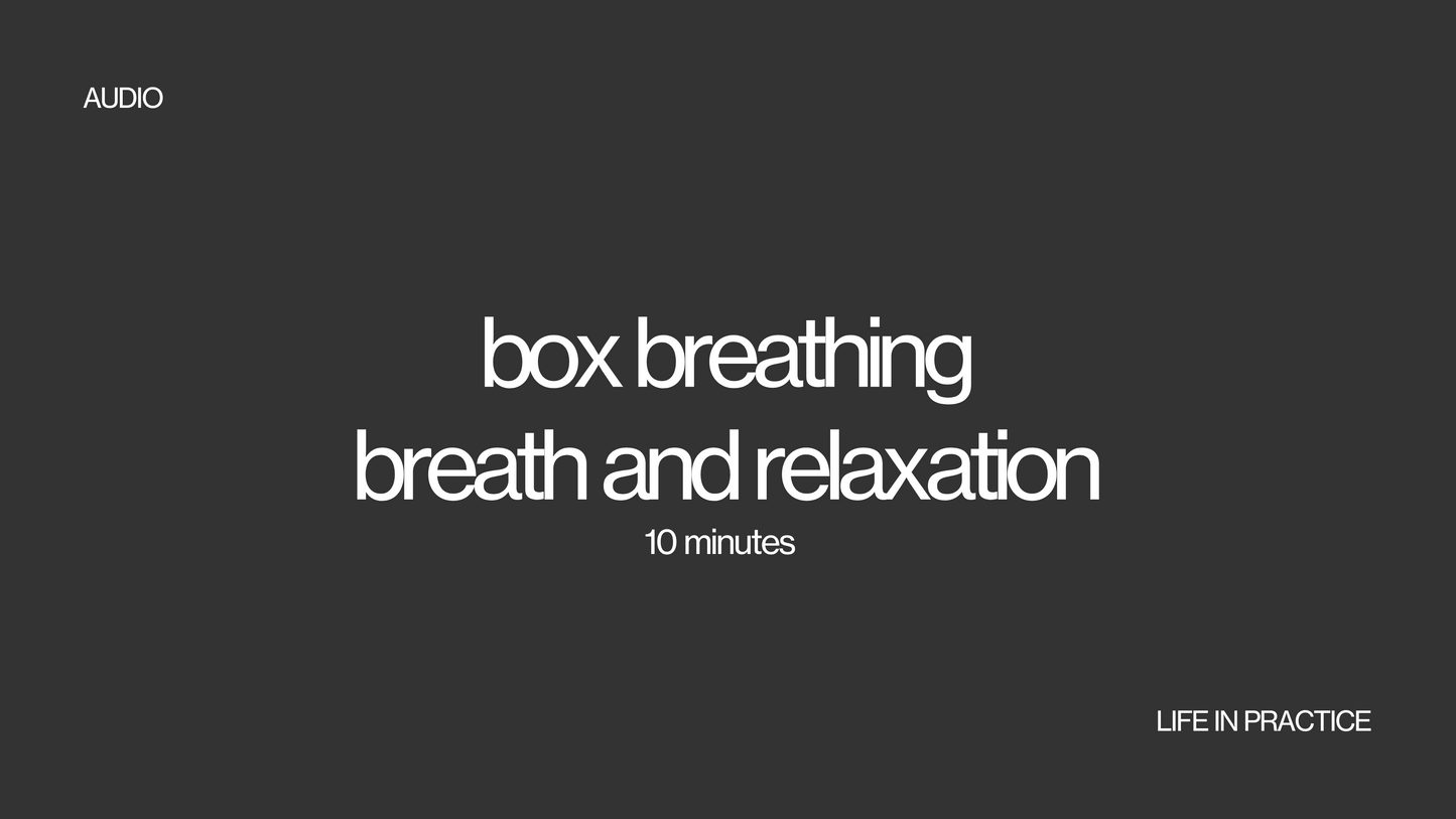 box breathing