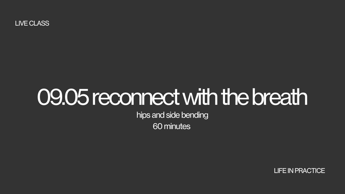09.05 reconnect with the breath