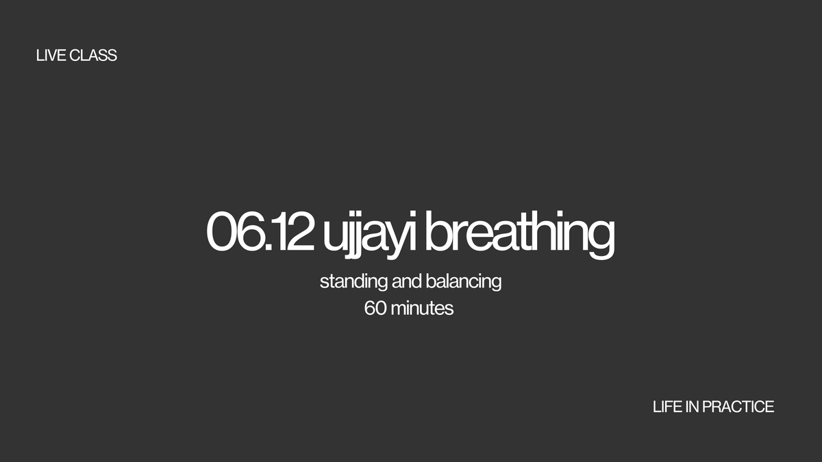 06.12 live class - ujjayi breathing