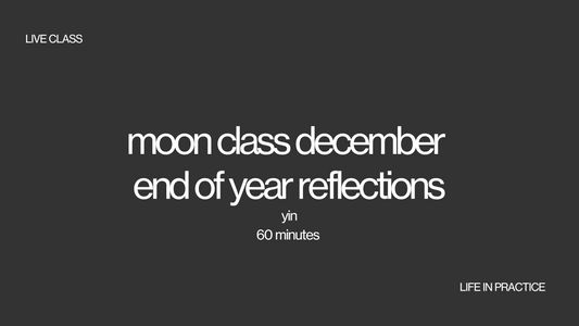 moon class december - end of year reflections