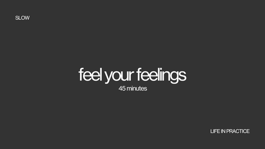 feel your feelings