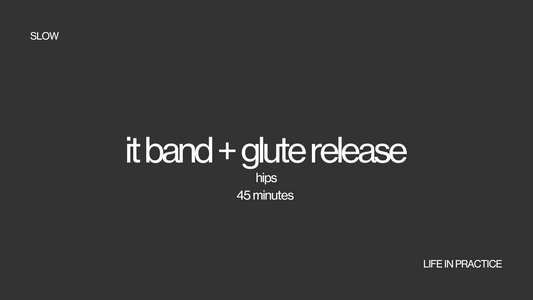 it band + glute release